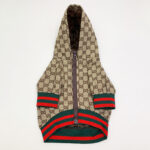 Monogram Print Chi Jacket Jacket for Chihuahua Chihuahua Jacket Fashion Chihuahua Jacket Luxery Jacket for Chihuahua