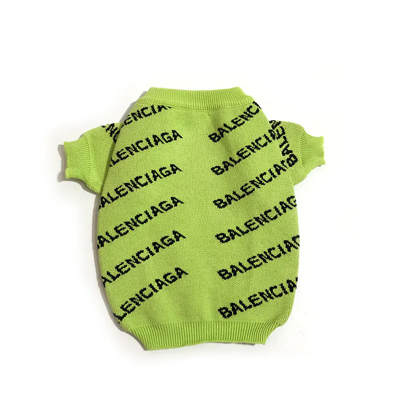 Balenca Green Chihuahua Sweater - Image 4