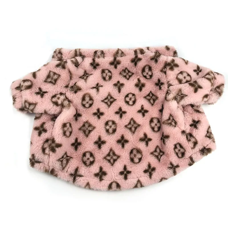 Chewy V Faux Fur Chihuahua Coat