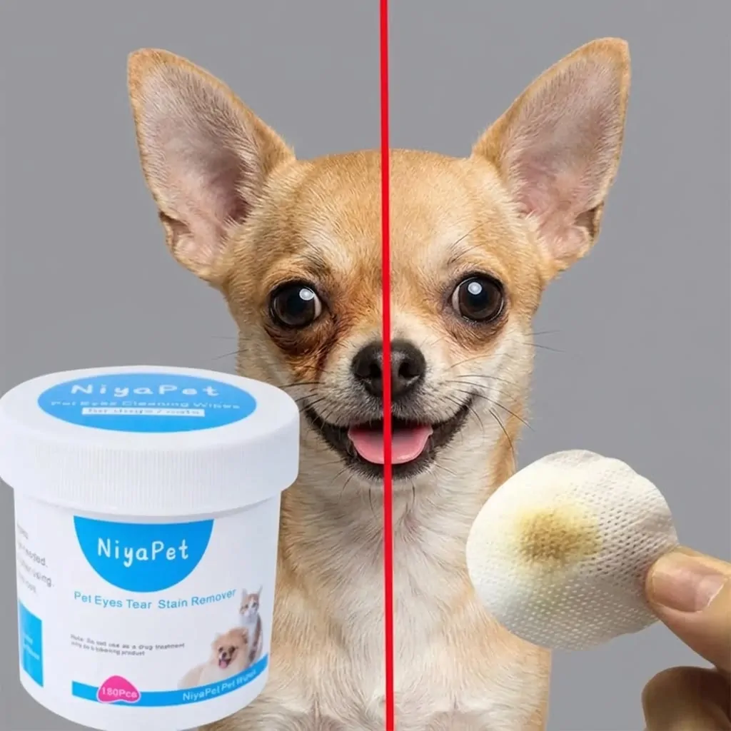 Crystal Clear Vision: NiyaPet Eye Cleaning Wipes